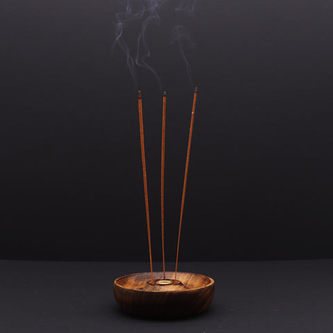 Incense Stick & Cone Burner Disc - Ying & Yang Ancient Wisdom