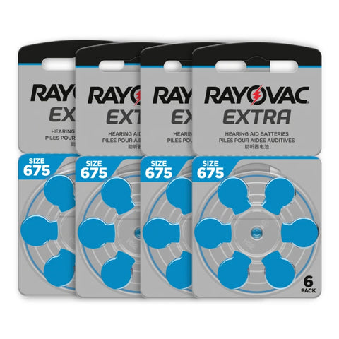 Order in Bulk: Rayovac Extra Advanced 675 PR44 1.45V Zinc Air