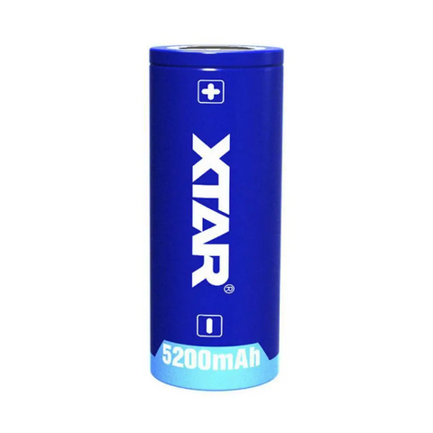Xtar 26650 Protected Battery Rechargeable 3.6V Li-Ion Lithium 5200Mah NEW