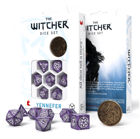 The Witcher Dice Set Yennefer Lilac And Gooseberries Rpg Games Q-Workshop NEW