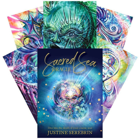 Sacred Sea Oracle Cards Deck Cosmic Justine Serebrin Rockpool Publishing Rp87