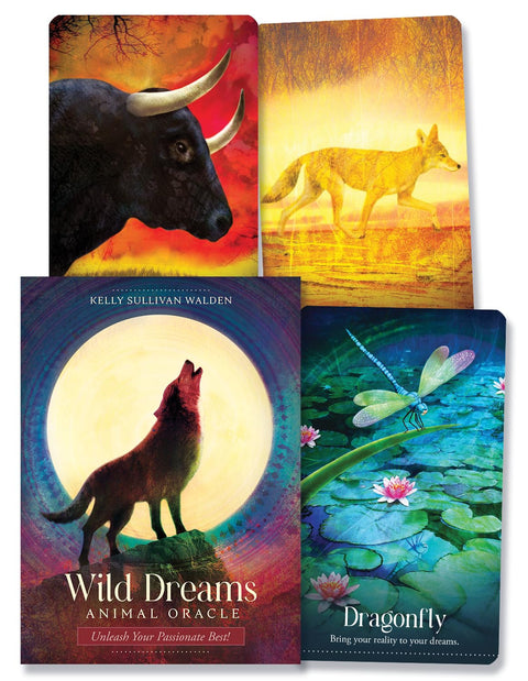 Wild Dreams Animal Oracle – Spirit Animal Cards Deck & Guidebook