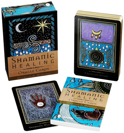 SHAMANIC HEALING ORACLE CARDS DECK SCHIFFER PUBLISHING WILSON MOTUZAS NEW