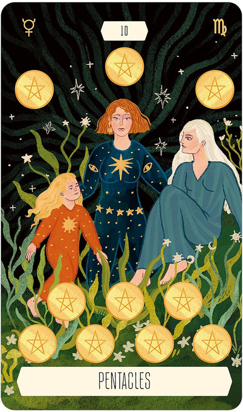 Zodiac Tarot Cards Deck & Booklet In A Tin Esoteric US Games Systems