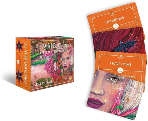 Wild Bohemian Affirmation Cards Deck Fire Rockpool Akal Pritam Esoteric RP156