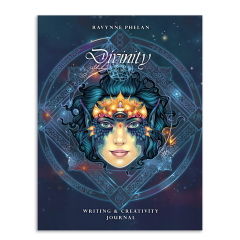 Divinity Writing & Creativity Journal Notebook Lined R. Phelan Blue Angel