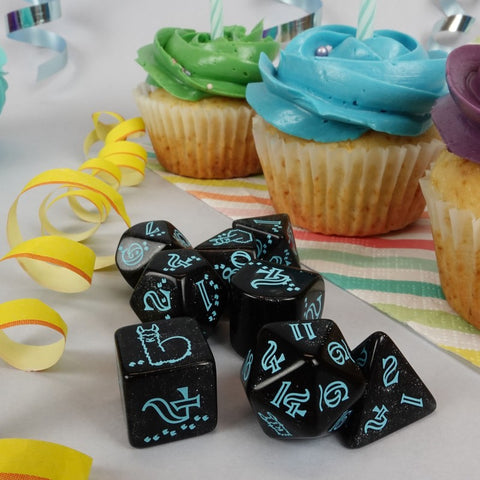 Q WORKSHOP 20 years: Llama Dice Set Limited edition
