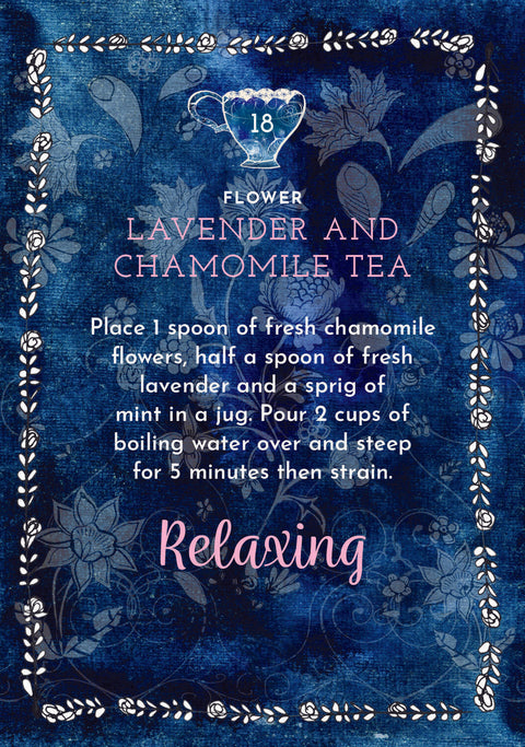 Divine Tea Time Inspiration Cards Deck Tracy Loughlin Rockpool Publishing Rp54
