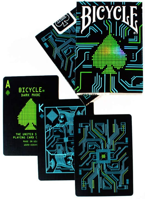 Dark Mode Bicycle Playing Cards Deck Magic Tricks Poker Games Black NEW