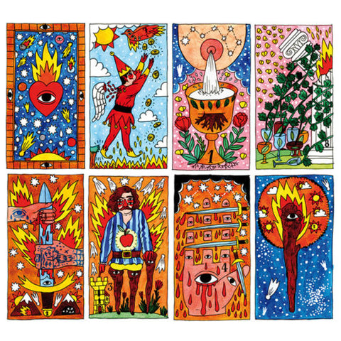 Tarot Del Fuego Cards Deck By Ricardo Cavolo Fournier Telling Spain NEW