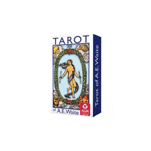 Tarot De Ae Waite Pocket Deck In Spanish Cards Blue Edition Rosy Cross Agm NEW