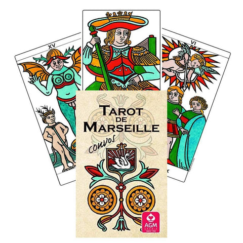 Tarot De Marseille Convos French Edition Cards And Instruction Booklet Agm NEW