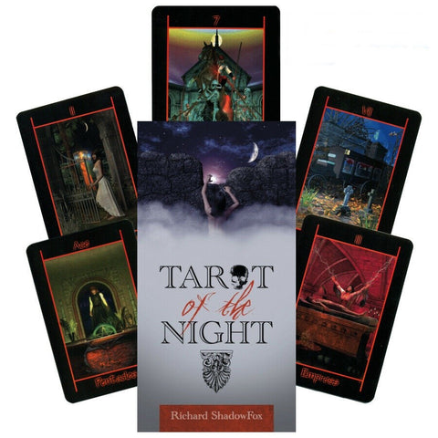 Tarot Of The Night Deck Book Set Schiffer Publishing Richard Shadowfox NEW