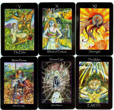 Tarot Of The Sidhe Cards Deck Book Schiffer Publishing Emily Carding NEW