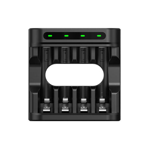 Xtar L4 Battery Charger With 4Xaa Batteries 2500Mah 1.5V For Li-Ion & Ni-Mh