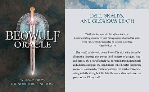 The Beowulf Oracle Cards Deck Schiffer Publishing Esoteric Matthews Chandler NEW
