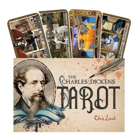 CHARLES DICKENS TAROT CARDS DECK BOOK SET SCHIFFER PUBLISHING CHRIS LEECH NEW
