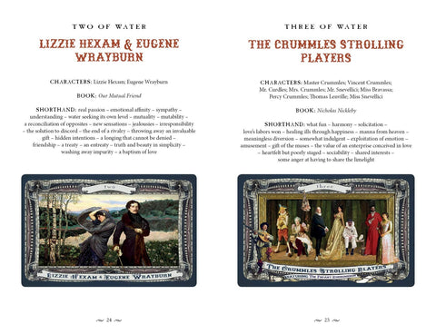 CHARLES DICKENS TAROT CARDS DECK BOOK SET SCHIFFER PUBLISHING CHRIS LEECH NEW