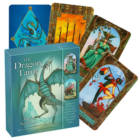 The Dragon Tarot Cards & Illustrated Book Cico Books Nigel Suckling Fantasy NEW
