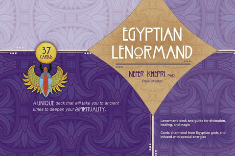 Egyptian Lenormand Tarot Cards Deck Book Set Schiffer Publishing Khepri NEW