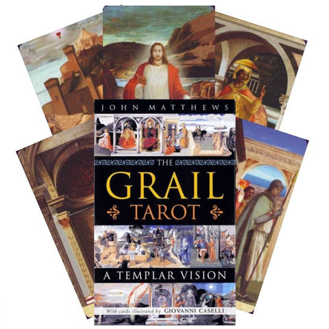 The Grail Tarot Cards Deck A Templar Vision Schiffer Publishing Esoteric NEW