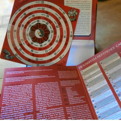 I Ching Oracle Wheel Divination System Schiffer Publishing By Edward Lucier NEW