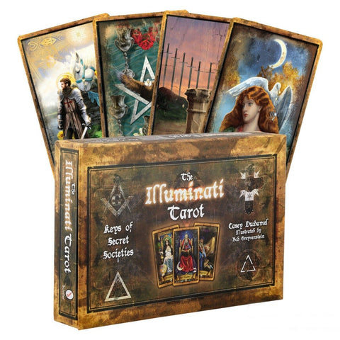 Illuminati Tarot Cards Deck Book Set Schiffer Publishing Duhamel Esoteric NEW