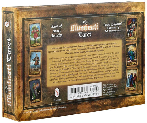 Illuminati Tarot Cards Deck Book Set Schiffer Publishing Duhamel Esoteric NEW