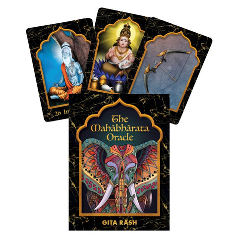 The Mahabharata Oracle Cards Deck Gita Rash Schiffer Publishing Red Feather NEW