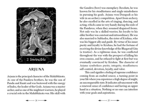 The Mahabharata Oracle Cards Deck Gita Rash Schiffer Publishing Red Feather NEW