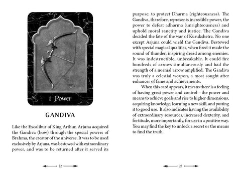 The Mahabharata Oracle Cards Deck Gita Rash Schiffer Publishing Red Feather NEW