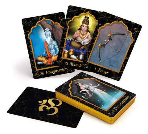 The Mahabharata Oracle Cards Deck Gita Rash Schiffer Publishing Red Feather NEW