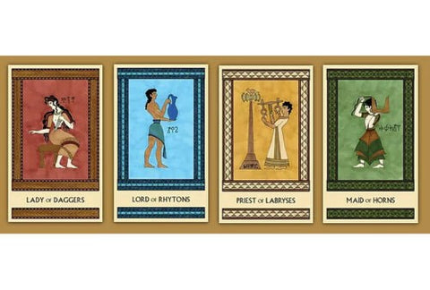 Minoan Tarot Cards Deck Book Set Laura Perry Schiffer Publishing Sp067
