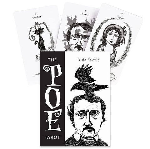THE POE TAROT CARDS DECK SCHIFFER PUBLISHING TRISHA LEIGH SHUFELT ESOTERIC NEW