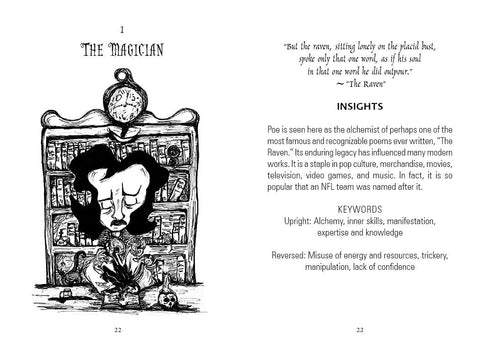THE POE TAROT CARDS DECK SCHIFFER PUBLISHING TRISHA LEIGH SHUFELT ESOTERIC NEW