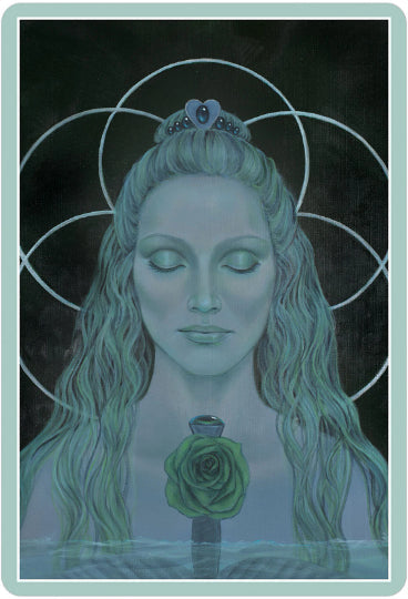 Through The Eyes Of The Soul Oracle Cards Deck Blue Angel Esoteric Rose NEW