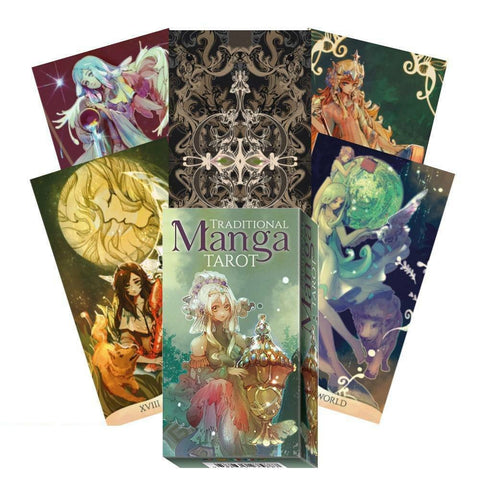 Traditional Manga Tarot Cards Deck By Shou Xueting Telling Lo Scarabeo NEW