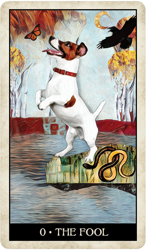 Wise Dog Tarot Cards Deck US Games Systems Mj Cullinane Esoteric 2020 NEW