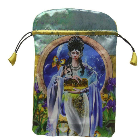Apokalypsis Satin Bag Yellow Printed Cards Lo Scarabeo 160X225 Mm NEW