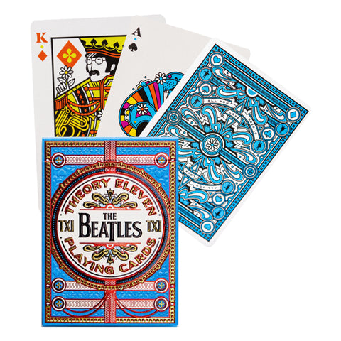 The Beatles Playing Cards Deck Theory 11 Blue Magic Tricks Quality USa NEW