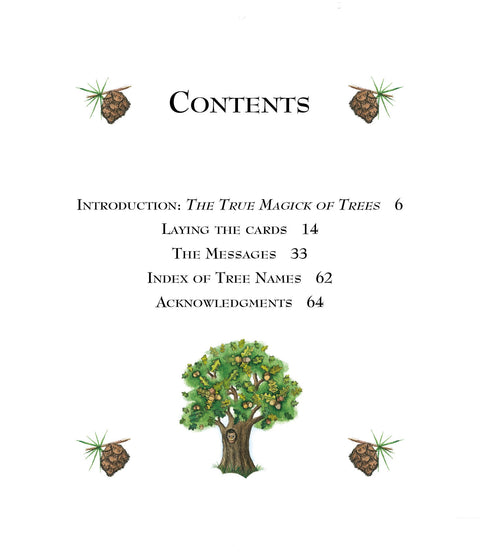 The Tree Magick Oracle Cards Deck & Illustrated Book Cico Books Gillian Kemp NEW