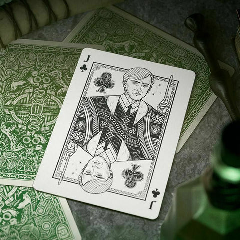 Harry Potter Slytherin Green Playing Cards Deck Theory 11 Magic Cards