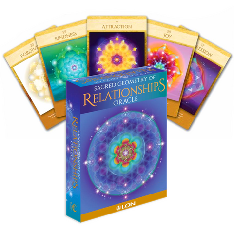 Sacred Geometry Of Relationships Oracle Deck Cards Beyond Words Esoteric NEW