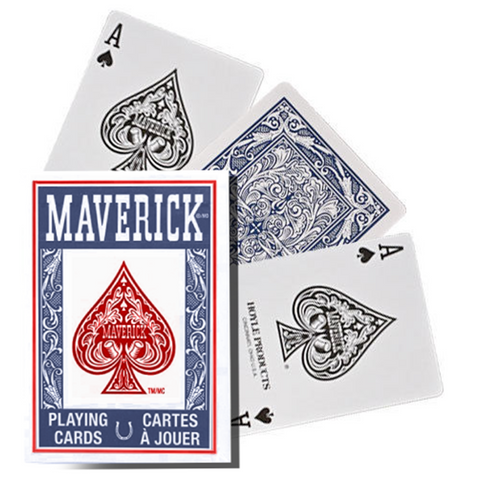 Maverick Blue Quality Playing Cards Deck Poker Standard Index Magic Tricks