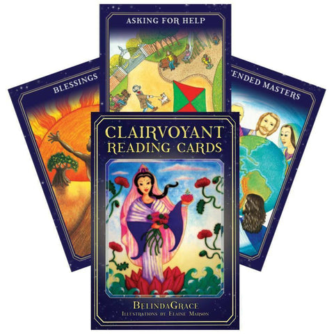 Clairvoyant Reading Cards Deck Rockpool Belinda Grace Ilustrations By Elaine NEW
