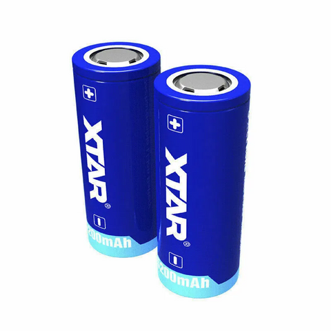 Xtar 26650 Protected Battery Rechargeable 3.6V Li-Ion Lithium 5200Mah NEW