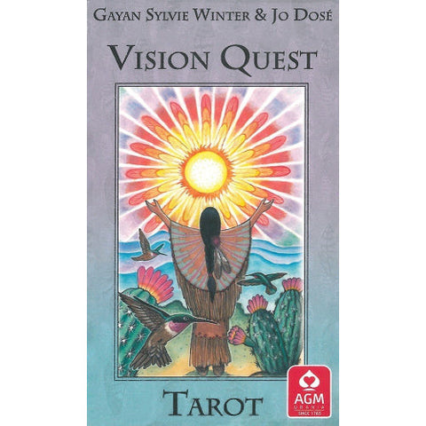 Vision Quest Tarot Deck Cards Esoteric Winter Jo Dose Spanish Edition Agm NEW