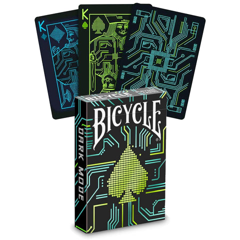 Dark Mode Bicycle Playing Cards Deck Magic Tricks Poker Games Black NEW