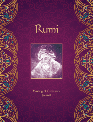 Rumi Writing & Creativity Journal Notebook Lined Alana Fairchild Blue Angel NEW