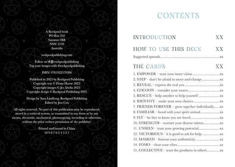Dark Magick Oracle Cards Deck Reveal The Light Within Rockpool Publishing NEW